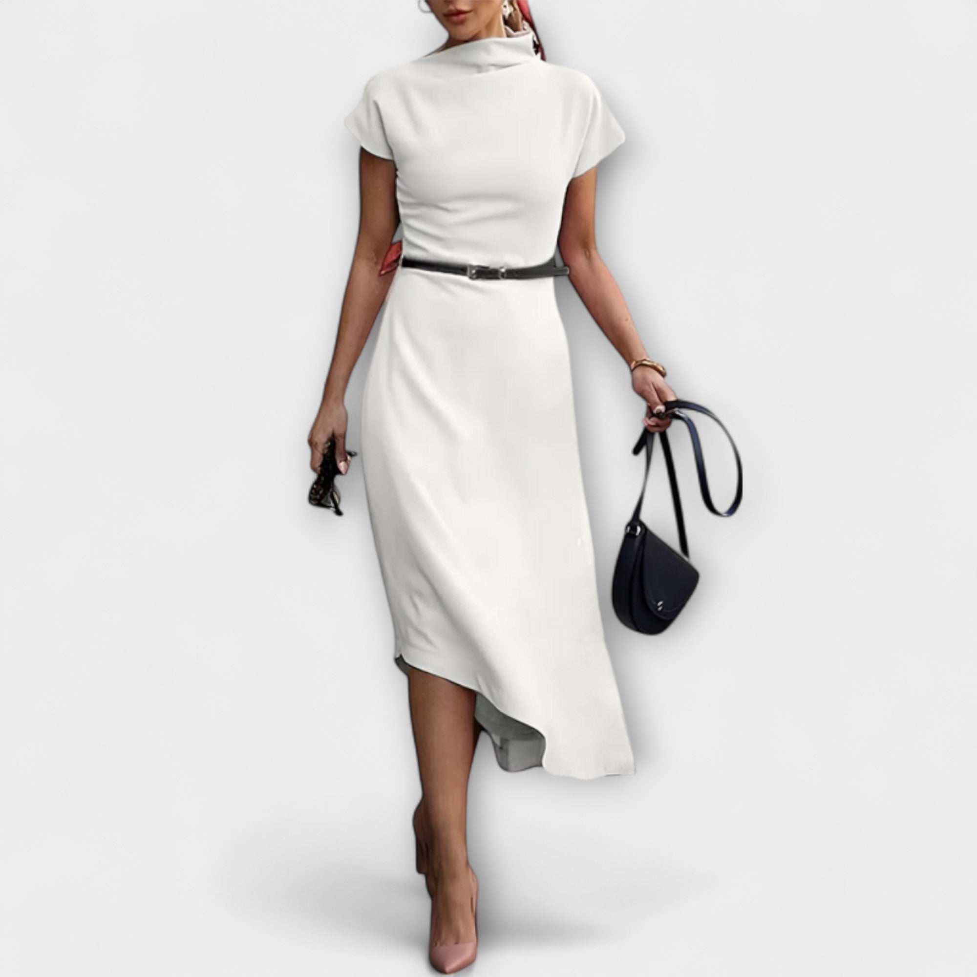 Amelia - Asymmetrisk urban klänning