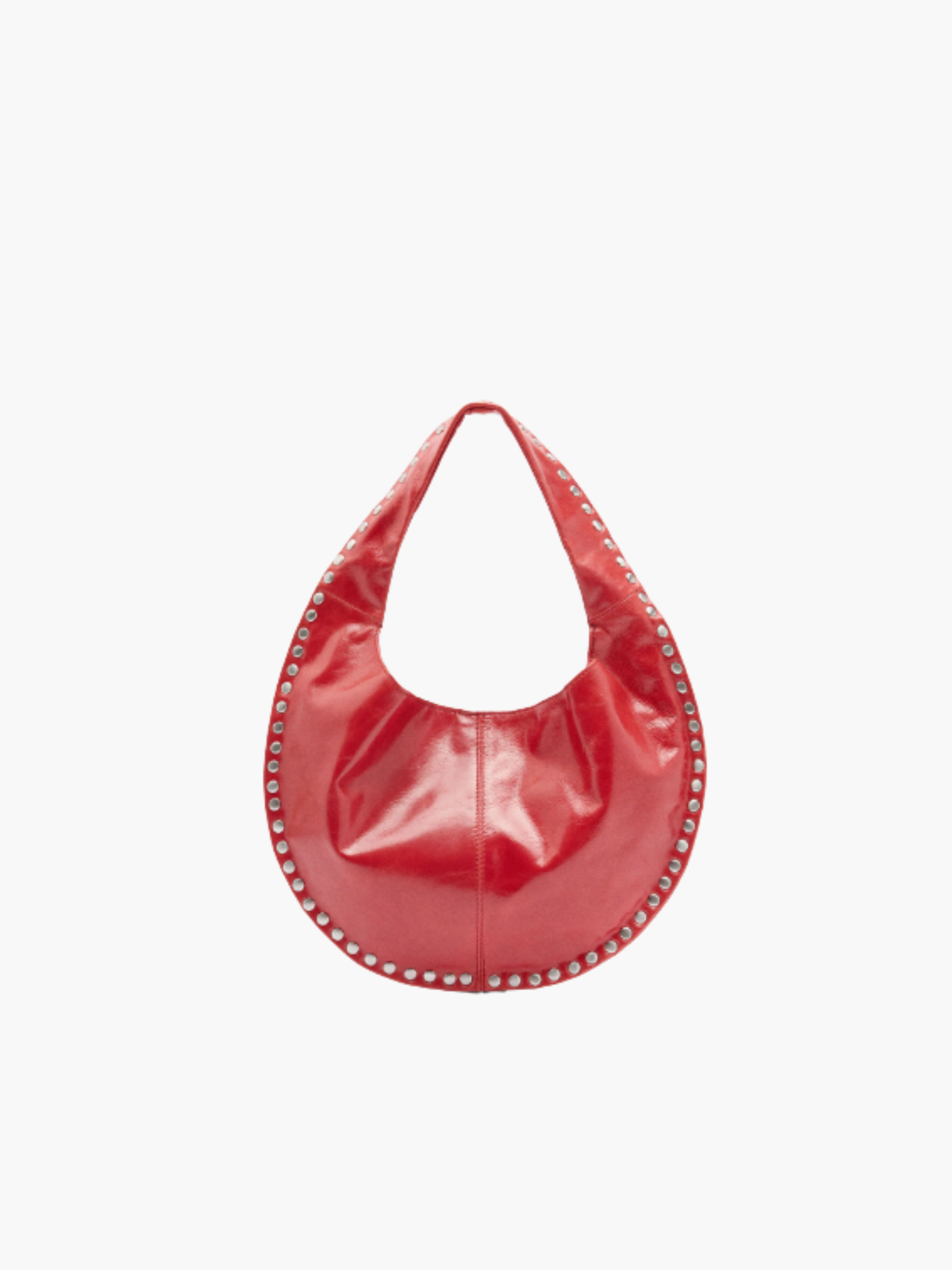 Ember Nietenbesetzte Leder Hobo Tasche